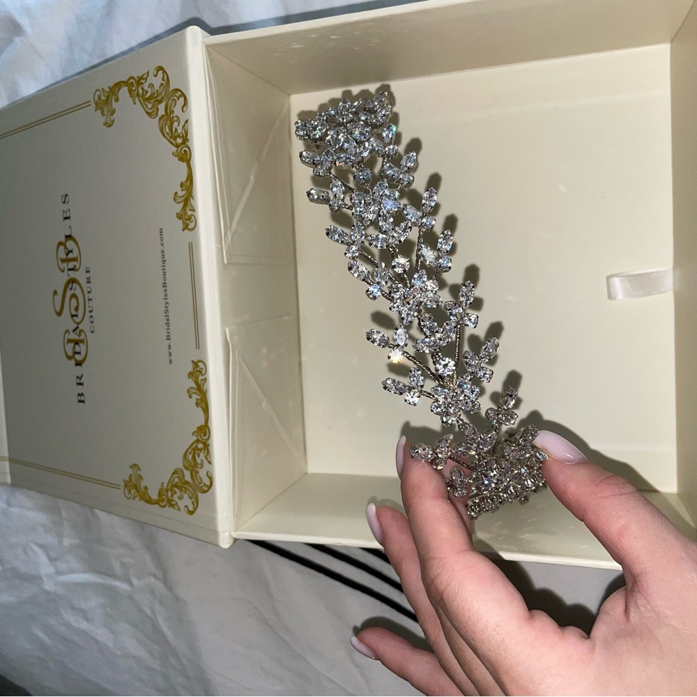 Crystal Bridal hair piece